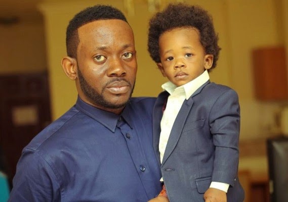 J Martins and his cute son