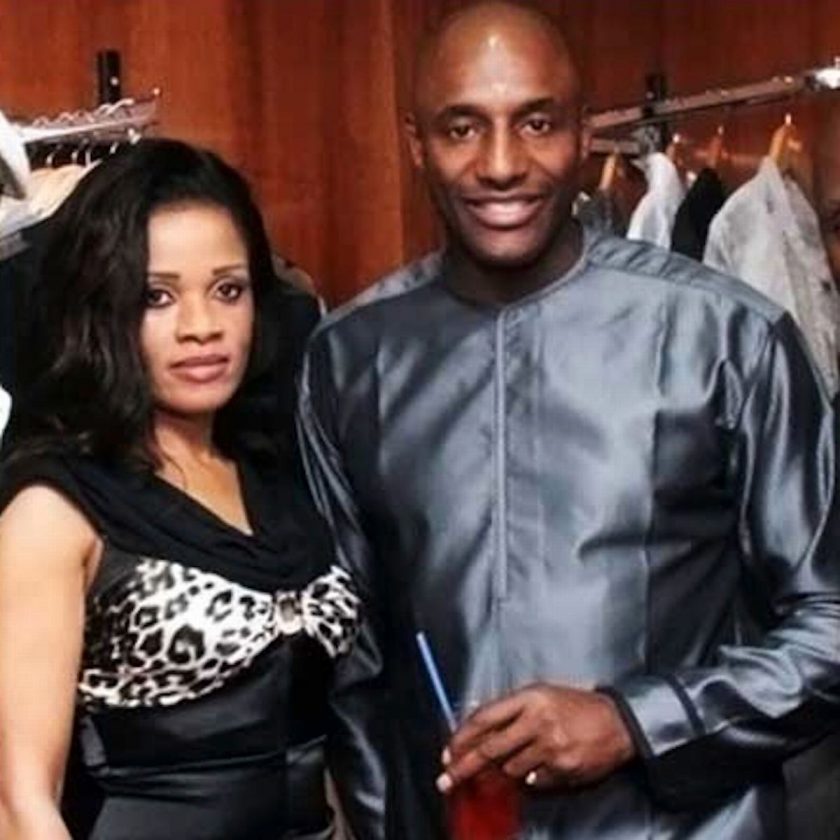 John Fashanu and Abigail Onyekwelu