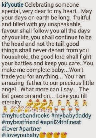 Jude Okoye's wife sends him lovely birthday message