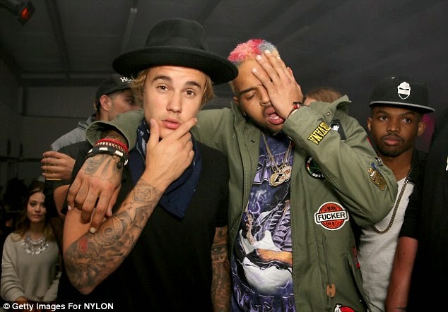 Justin Beiber and Chris Brown