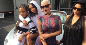 Karrueche Tran, Amber Rose, Christian Milian