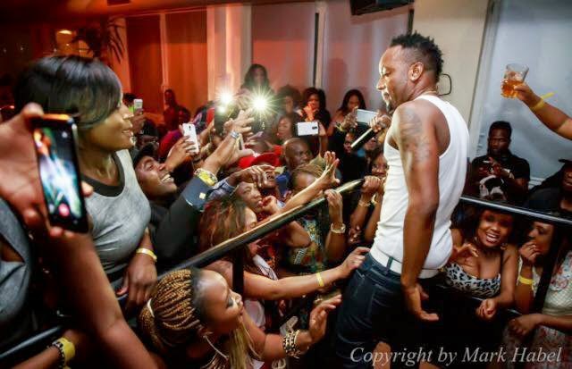 Kcee on stage in Germany