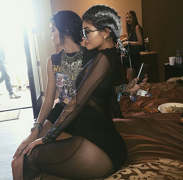 Kendall Jenner and Kylie Jenner in their Coachella outfits