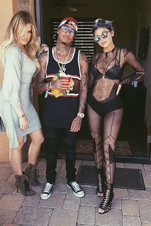 Khloe Kardashian, Tyga and Kylie Jenner