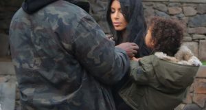 Kim, Kanye & North West go sightseeing in Armenia