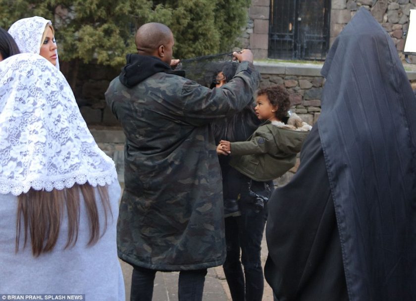 Kim and Kanye with North West NaijaVibe