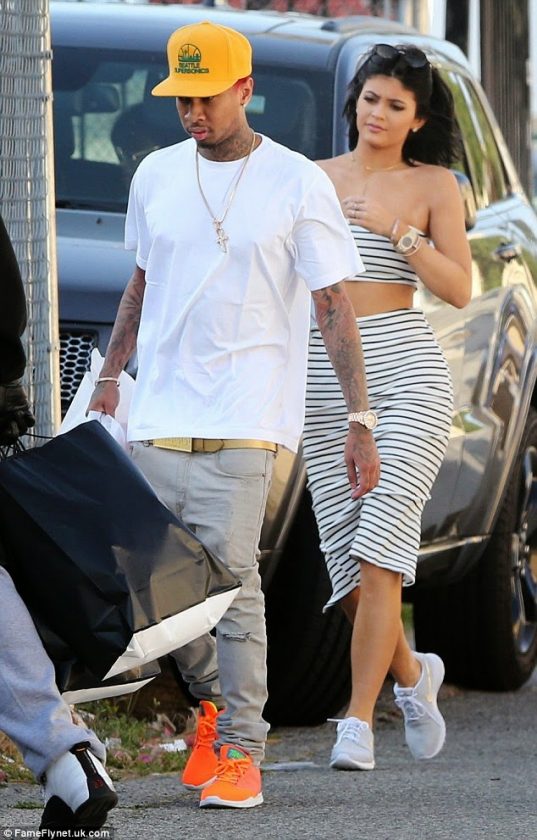 Kylie Jenner and Tyga go shopping together