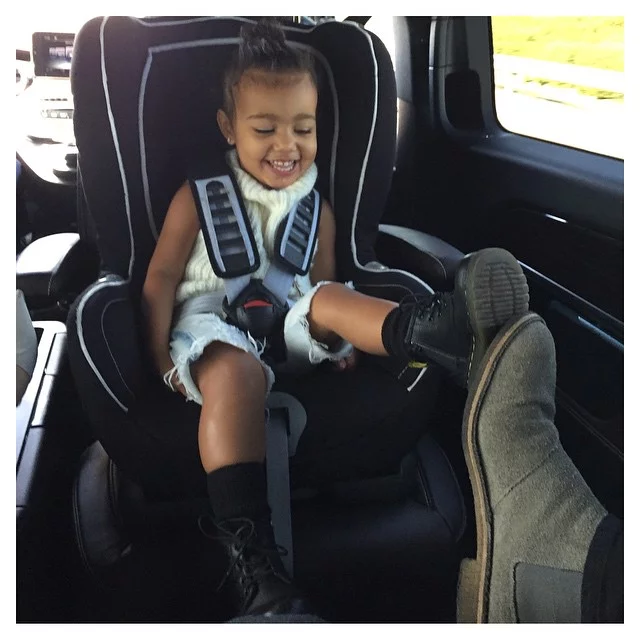 North West shares priceless moment with her dad Kanye West
