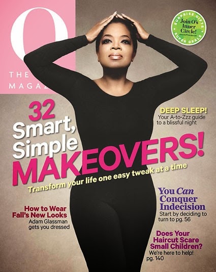 Oprah Winfrey cover of O mag