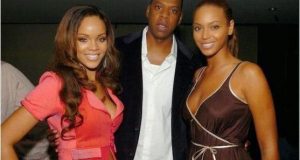 Rihanna, Beyonce and Jay Z