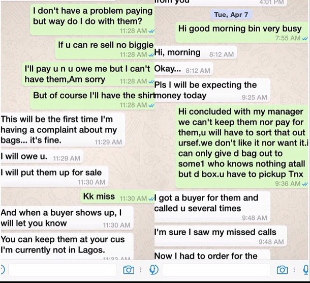 Tonto Dikeh replies lady