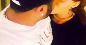 Tonto Dikeh shares photo her kissing her boo