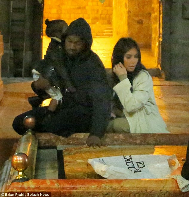 West visit Jesus's tomb