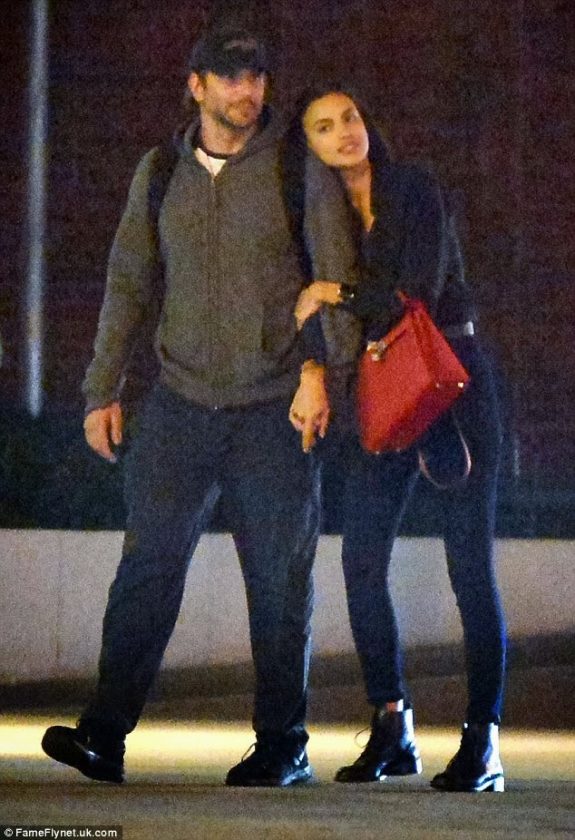 Bradley Cooper with Irina