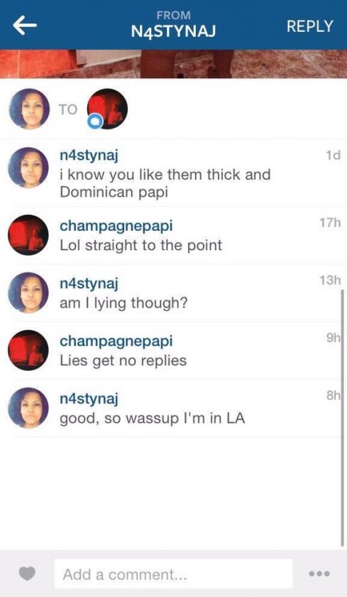 Dominican chick tries to hook up with rapper Drake on instagram