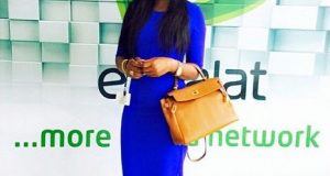 Genevieve Nnaji Rocks St. Genevieve Aludra Midi Dress