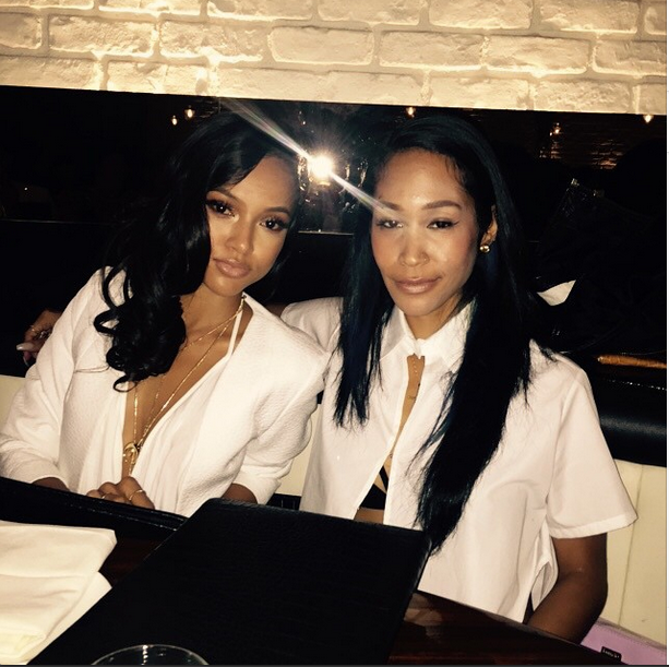 Karrueche's 27th birthday dinner
