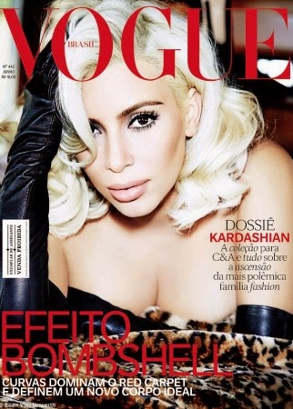 Kim Kardashian Vogue Brasil cover