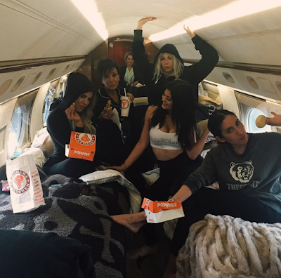Kris Jenner, Kylie Jenner and Khloe travel in style