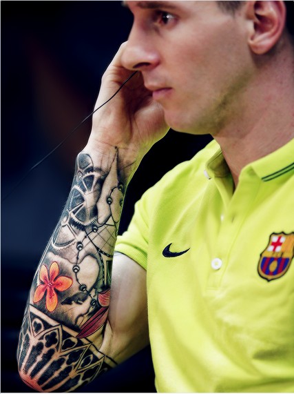Lionel Messi's new Tattoo