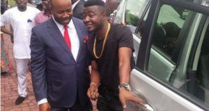 Mc Galaxy and Gov. Godswill Akpabio