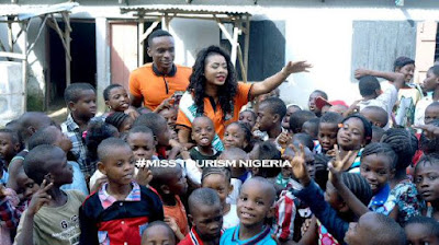 Miss Tourism Nigeria celebrates Children's Day with Ajegunle kids