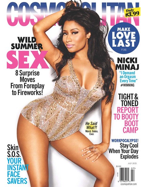 Nicki Minaj sexy for Cosmopolitan Magazine