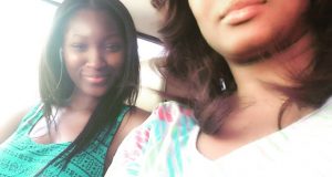 Omotola Shares Car Seat Selfie With Daughter