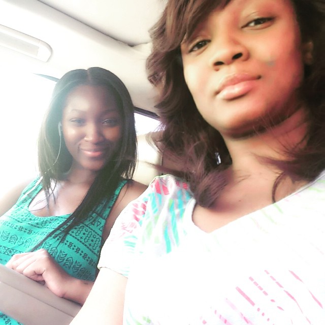 Omotola Shares Car Seat Selfie With Daughter
