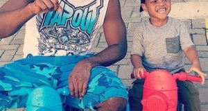 Paul Okoye and son
