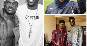 Peter Okoye lends support to Emmanuel Adebayor