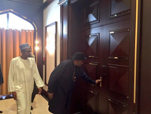 President Jonathan and Buhari