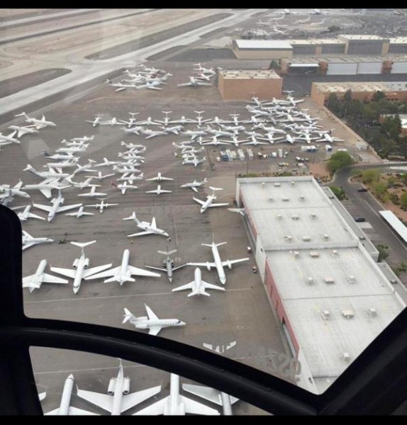 Private Jet at Las Vegas