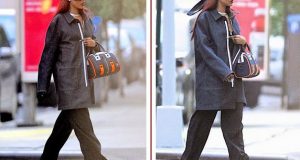 Rihanna Ditches Pumps To Walk Barefoot To Hotel