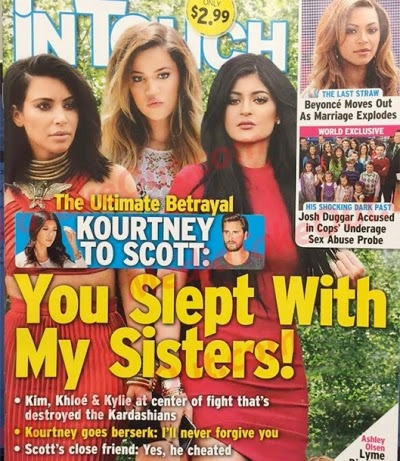 Scott Disick has slept with Khloe, Kendall & now Kylie