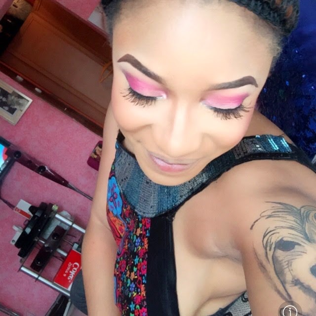 Tonto Dikeh shows off her side boobs