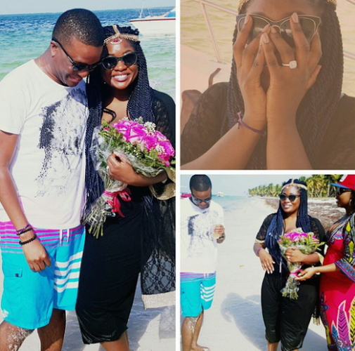 Toolz flaunts her ring as she gets engaged to Tunde Demuren