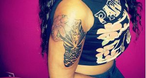 Victoria Kimani gets her first real tattoo