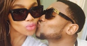 Bonang Matheba with D'banj