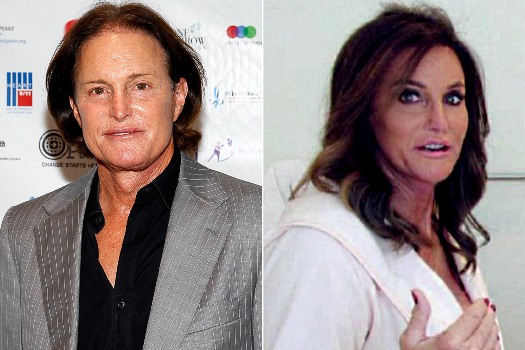 Caitlyn Jenner and Bruce Jenner