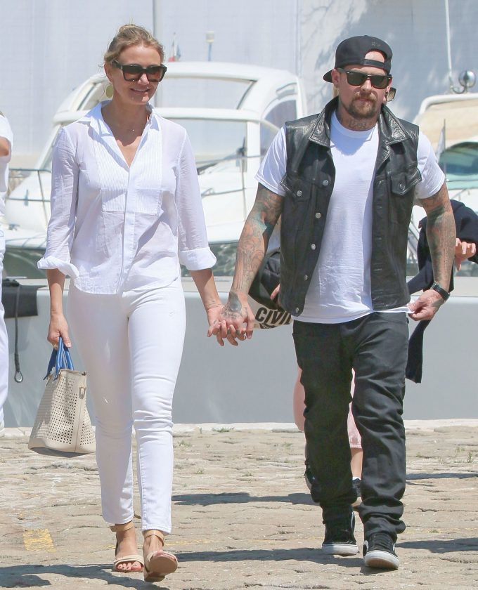 Cameron Diaz and Benji Madden