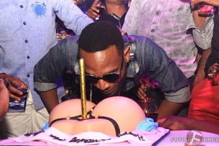 Dbanj's 35th birthday party at Quilox club