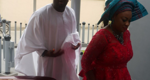 Demond Elliot and wife