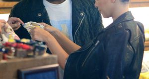 Kim Kardashian and Kanye spotted shopping