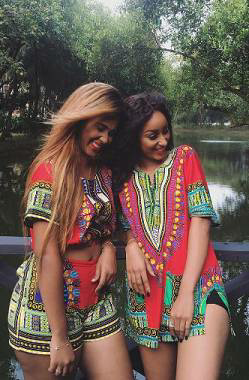 Maima Nkewa and her sister
