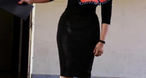 Omotola stuns at the 25th African Union Summit, SA