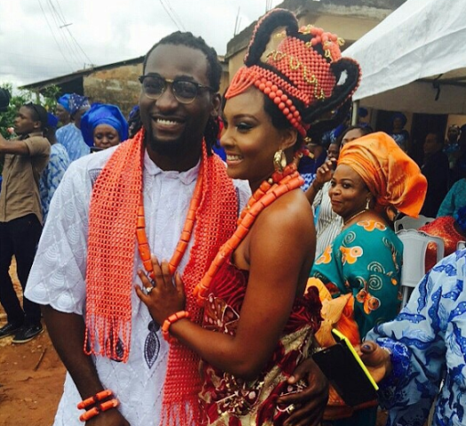 Osas Ighodaro and Gbenro Ajibade's traditional wedding