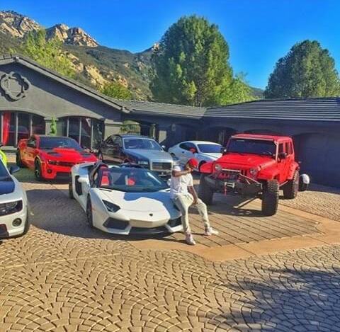 The Game Shows Off His Expensive Luxury Automobiles