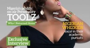 Toolz Oniru on the cover of Diaspora Quarterly