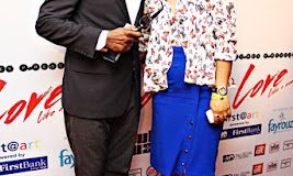 Emeka Ike and wife